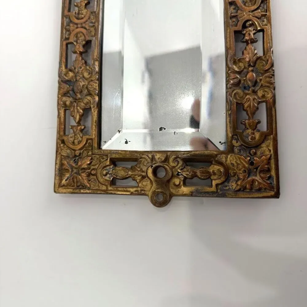 Antique Bradley & Hubbard Victorian Wall Mirror, Ornate, Koi Fish/Dolphin